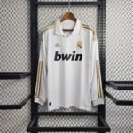 Camisa Real Madrid Home 2011-2012 Manga Longa